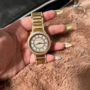 Rose gold Michael kors watch